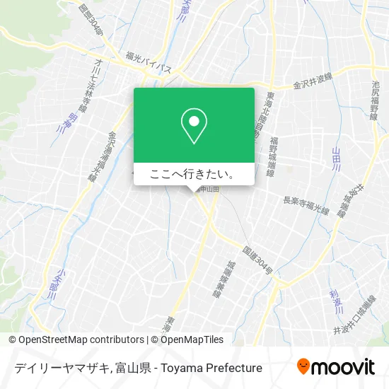 デイリーヤマザキ地図
