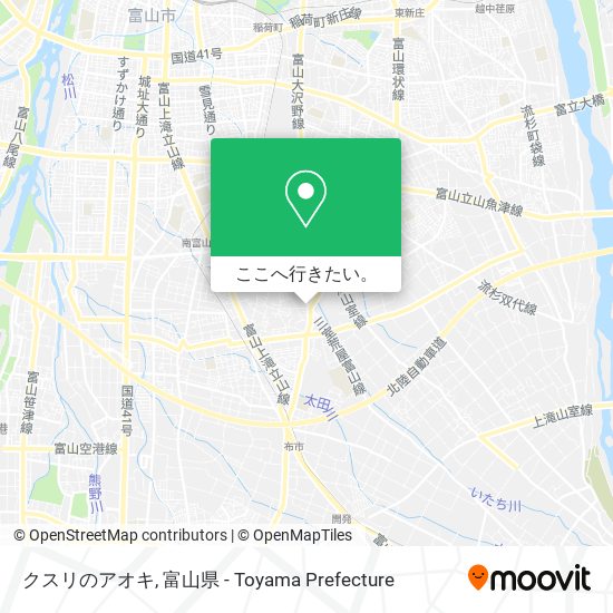 クスリのアオキ地図