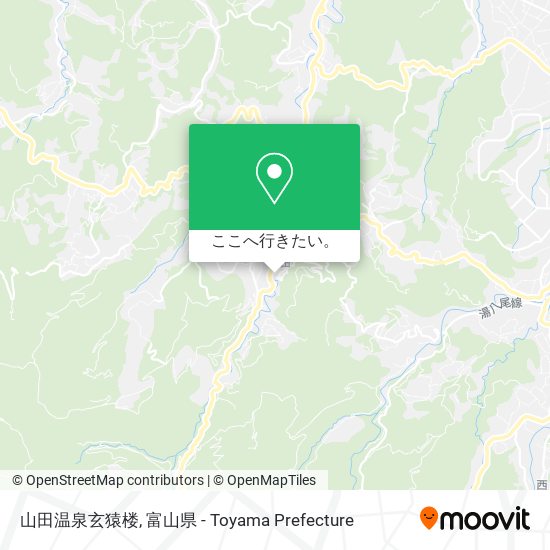 山田温泉玄猿楼地図