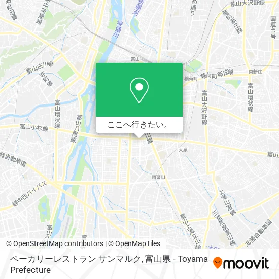 ベーカリーレストラン サンマルク地図