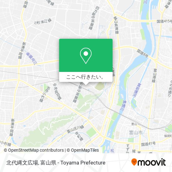 北代縄文広場地図