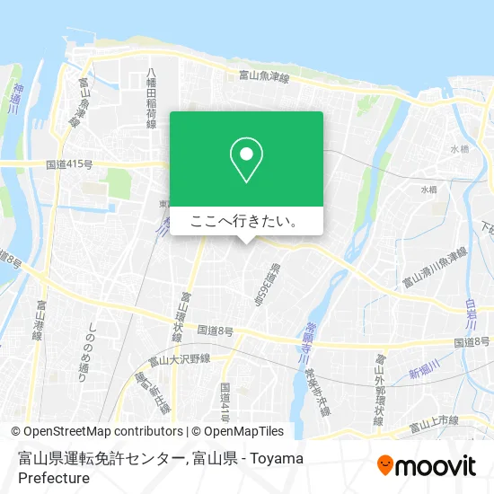富山県運転免許センター地図