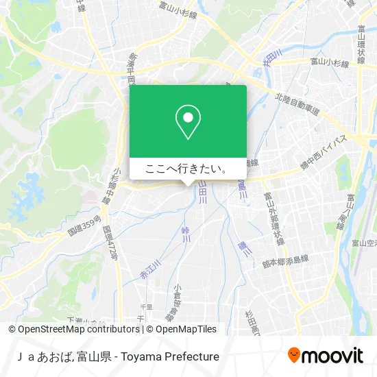Ｊａあおば地図