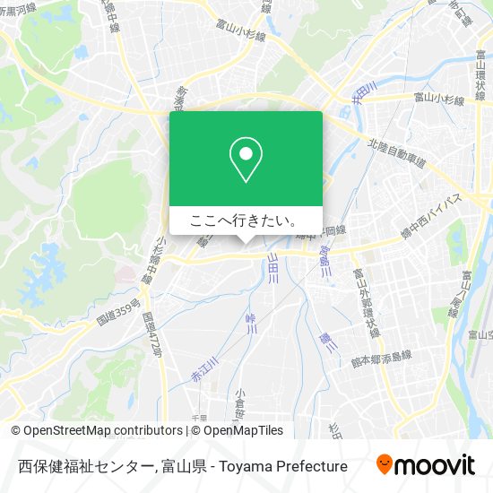 西保健福祉センター地図