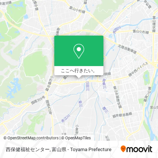 西保健福祉センター地図