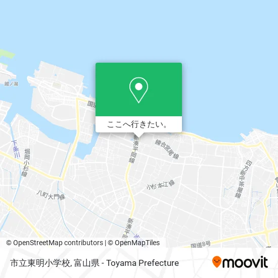 市立東明小学校地図