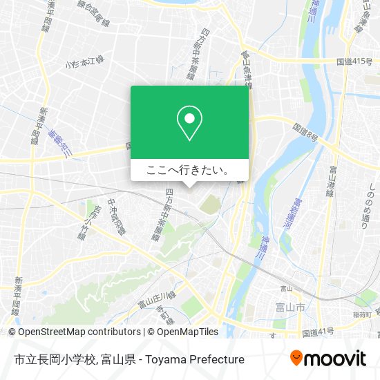 市立長岡小学校地図