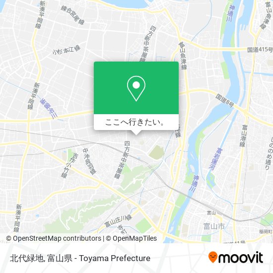 北代緑地地図