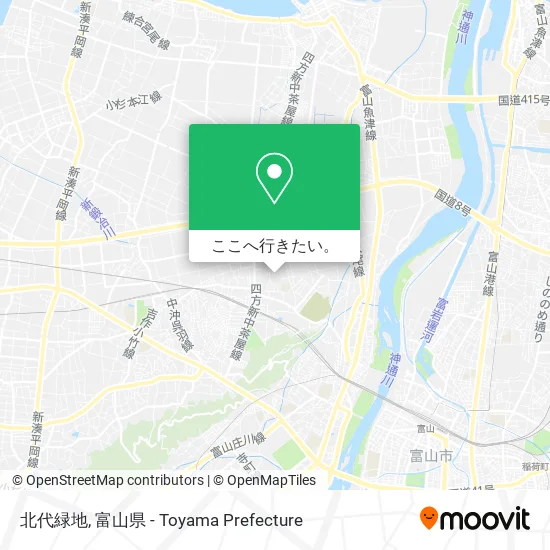 北代緑地地図