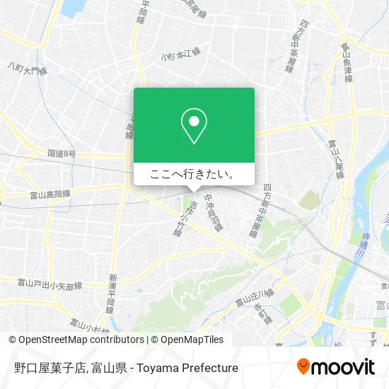 野口屋菓子店地図