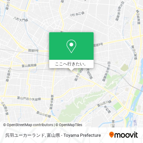 呉羽ユーカーランド地図