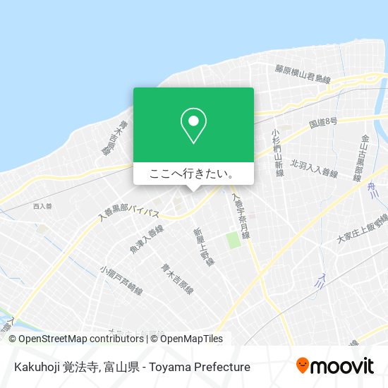 Kakuhoji 覚法寺地図