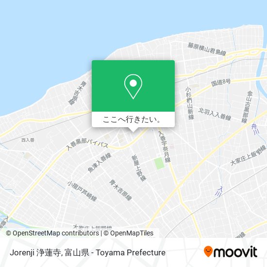 Jorenji 浄蓮寺地図