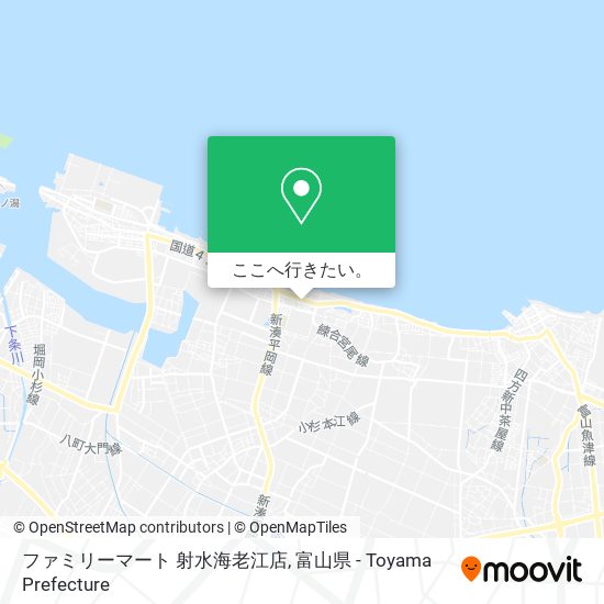 ファミリーマート 射水海老江店地図