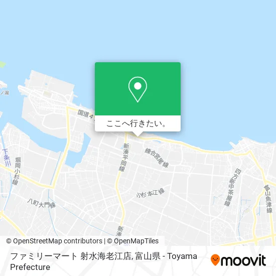 ファミリーマート 射水海老江店地図