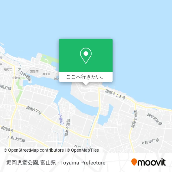 堀岡児童公園地図