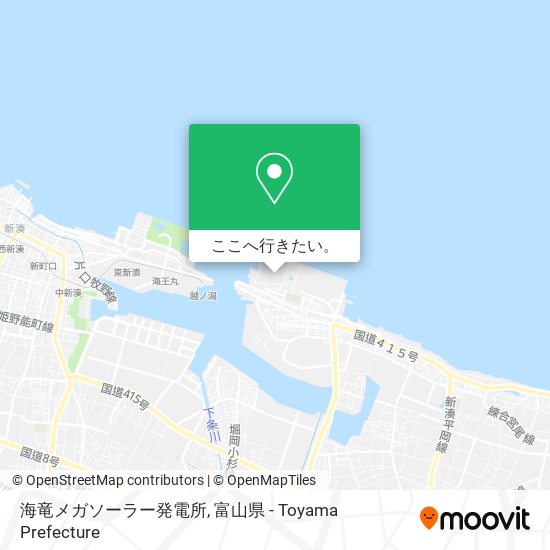 海竜メガソーラー発電所地図