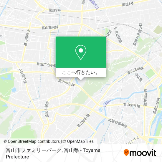 富山市ファミリーパーク地図