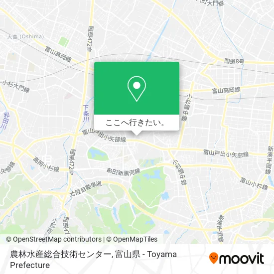 農林水産総合技術センター地図