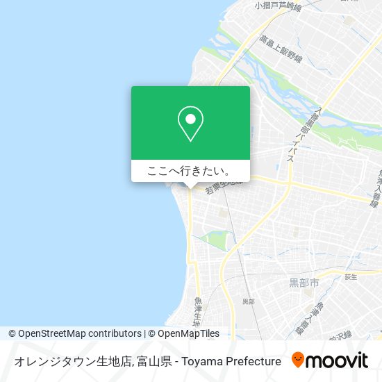 オレンジタウン生地店地図