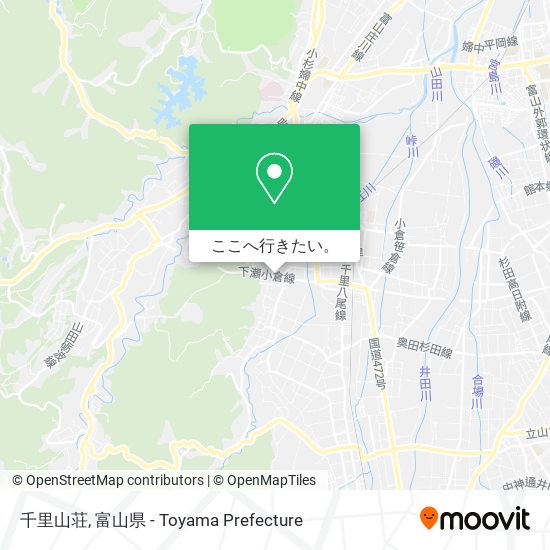 千里山荘地図