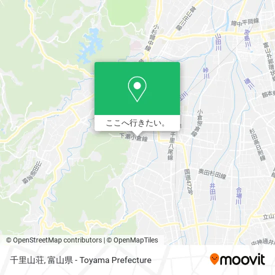 千里山荘地図