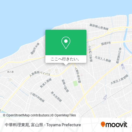 中華料理東苑地図
