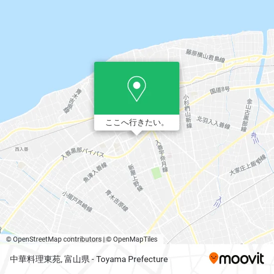 中華料理東苑地図