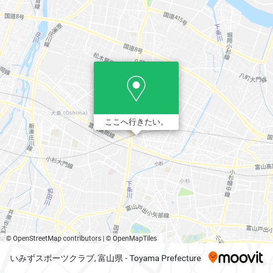 いみずスポーツクラブ地図