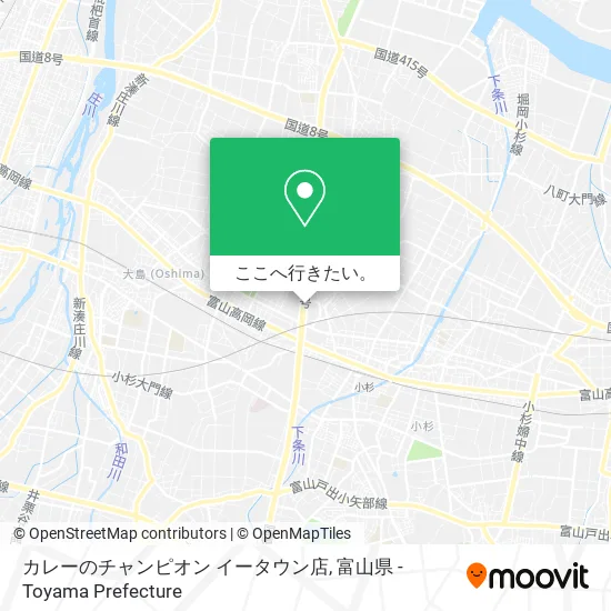 カレーのチャンピオン イータウン店地図