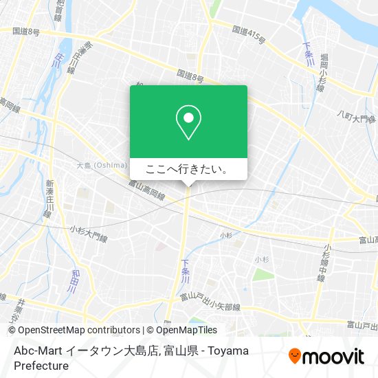 Abc-Mart イータウン大島店地図
