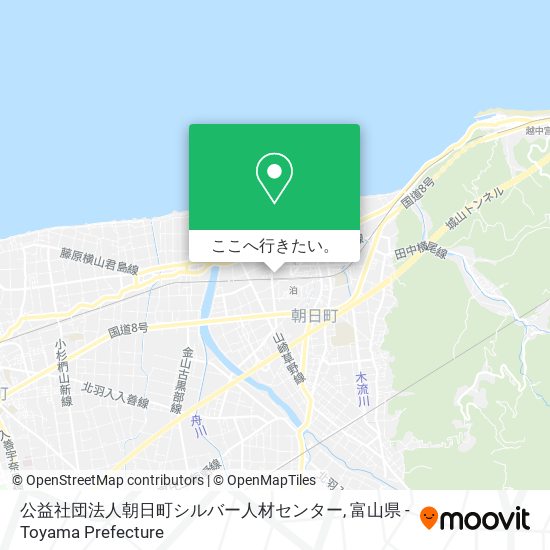 公益社団法人朝日町シルバー人材センター地図