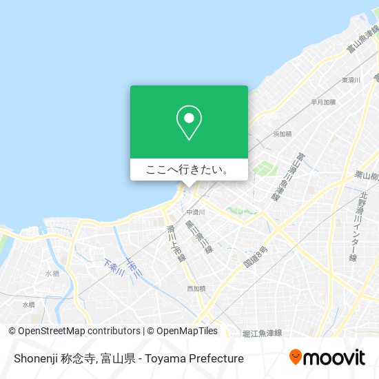 Shonenji 称念寺地図