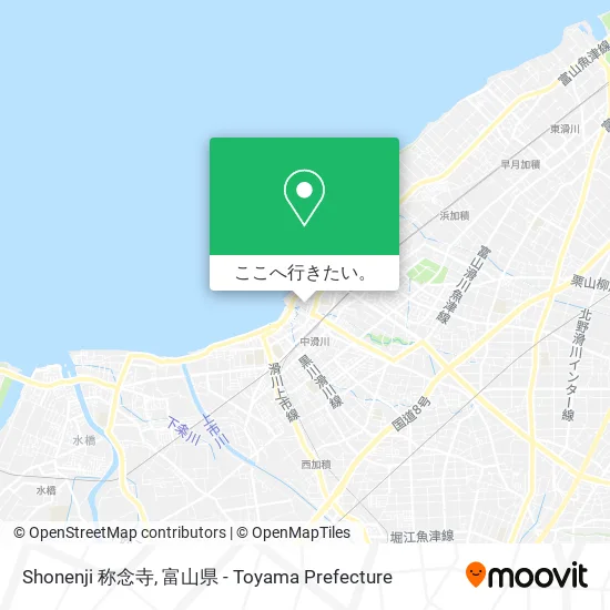 Shonenji 称念寺地図