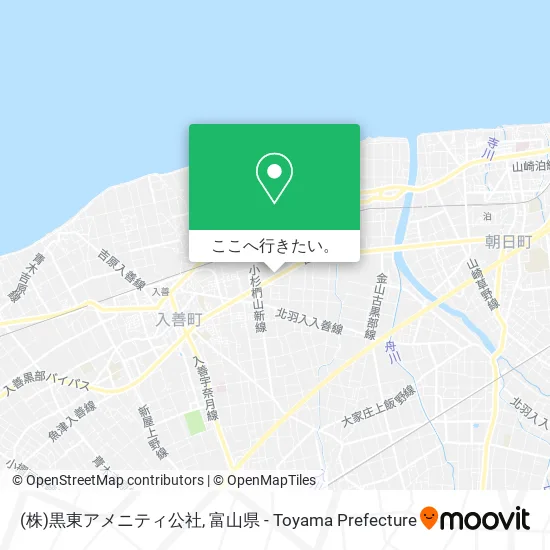 (株)黒東アメニティ公社地図