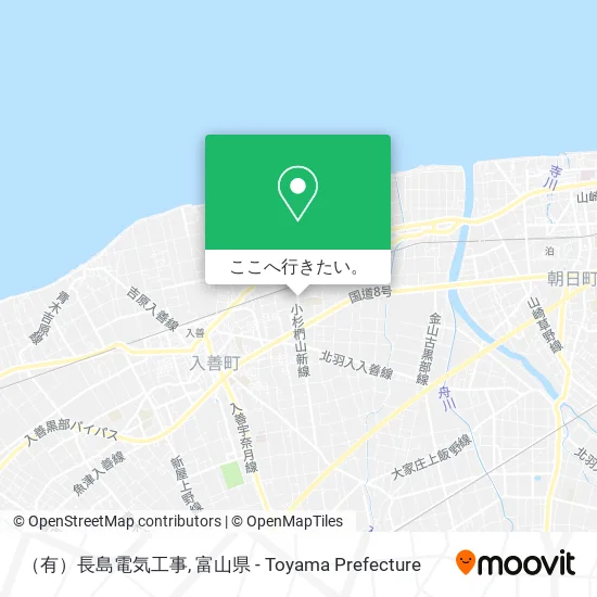 （有）長島電気工事地図