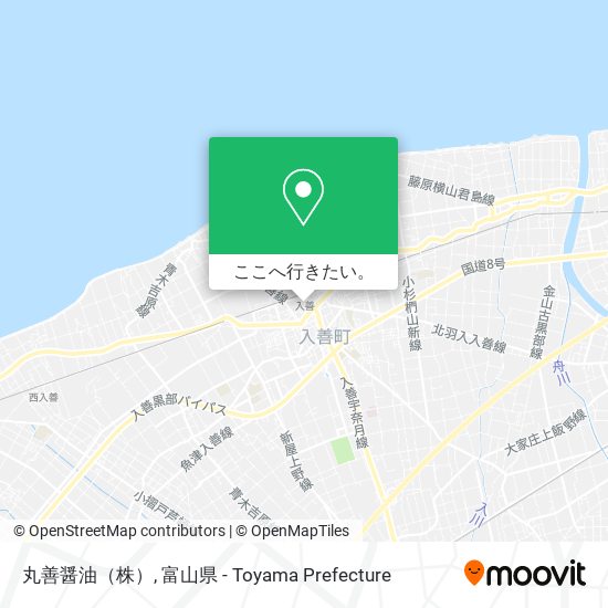 丸善醤油（株）地図
