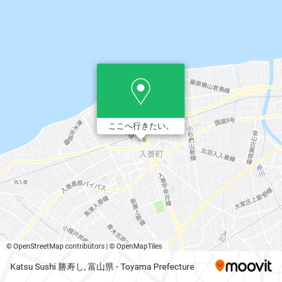 Katsu Sushi 勝寿し地図