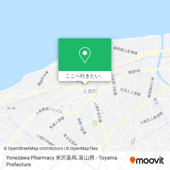 Yonezawa Pharmacy 米沢薬局地図
