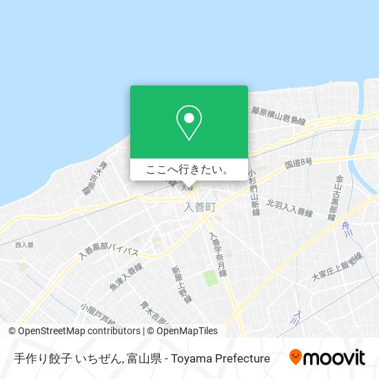 手作り餃子 いちぜん地図