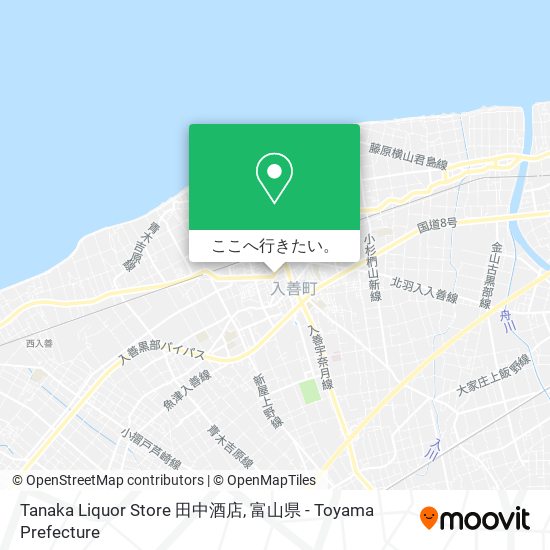 Tanaka Liquor Store 田中酒店地図