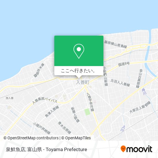 泉鮮魚店地図