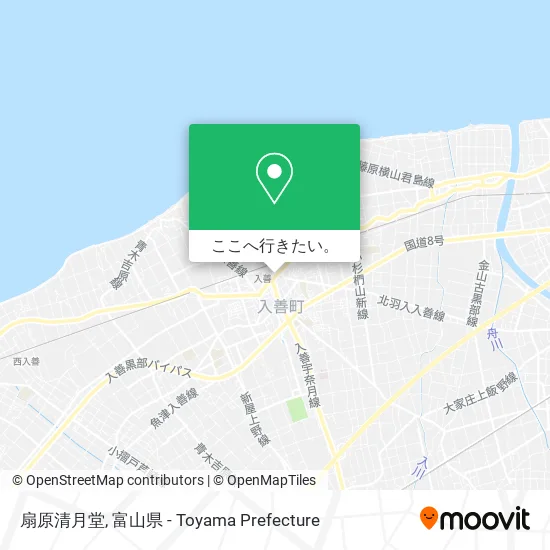 扇原清月堂地図