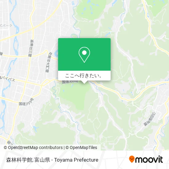 森林科学館地図