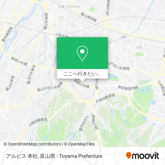 アルビス 本社地図