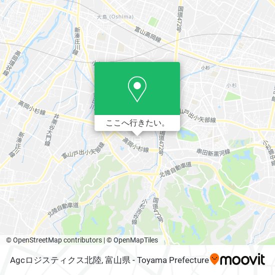 Agcロジスティクス北陸地図