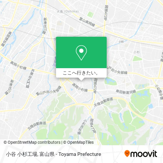 小谷 小杉工場地図
