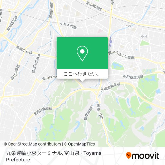 丸栄運輸小杉ターミナル地図