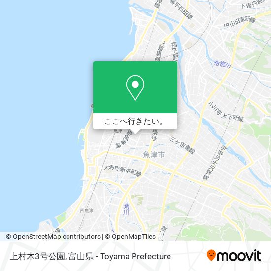 上村木3号公園地図