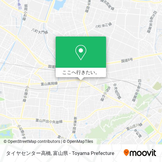 タイヤセンター高橋地図